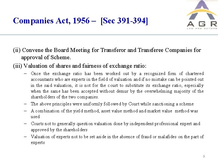 Companies Act, 1956 – [Sec 391 -394] (ii) Convene the Board Meeting for Transferor