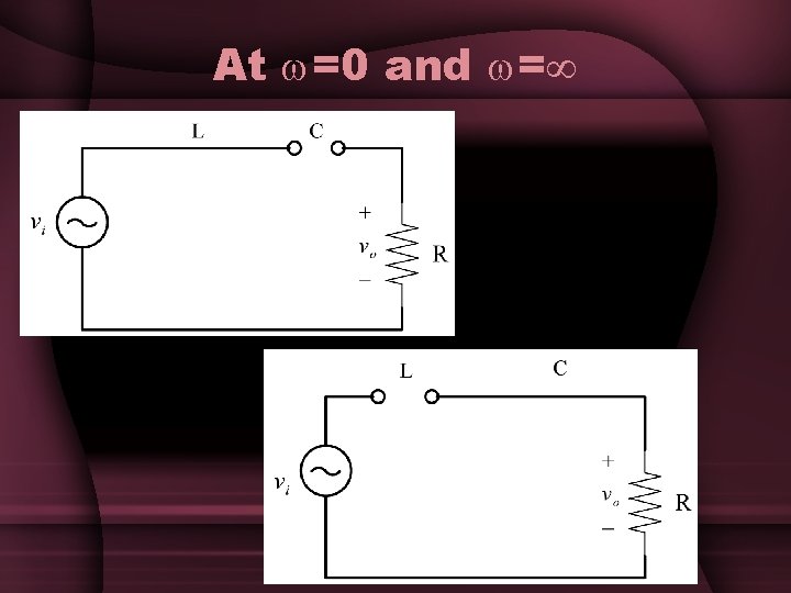 At =0 and = At =0 and =