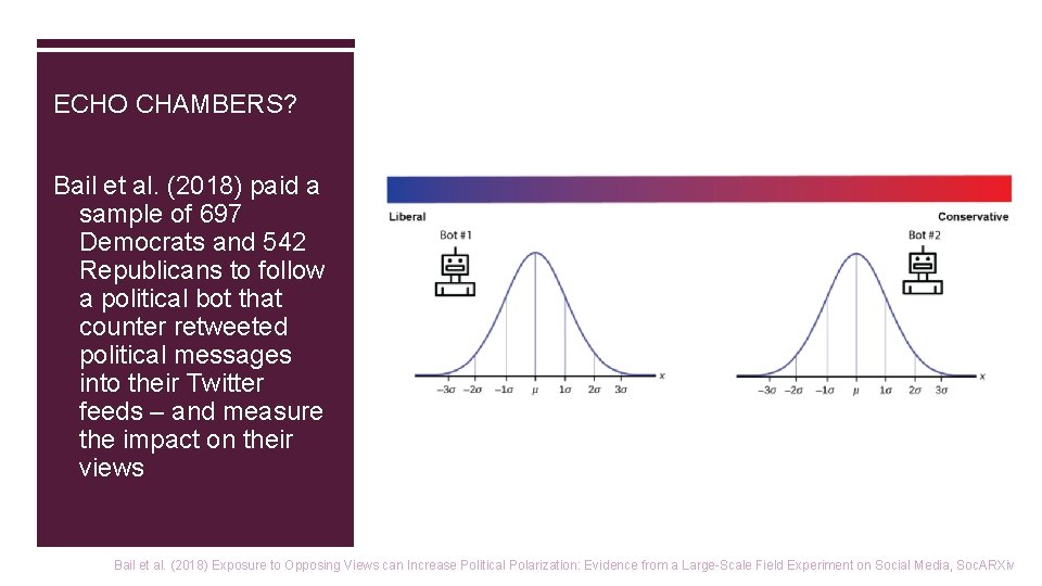 ECHO CHAMBERS? Bail et al. (2018) paid a sample of 697 Democrats and 542