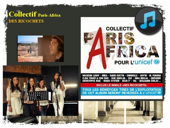 Collectif Paris-Africa DES RICOCHETS 