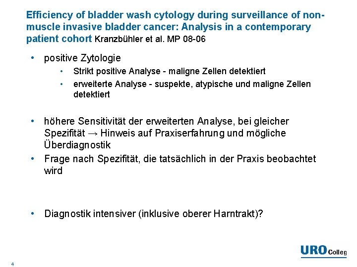 Efficiency of bladder wash cytology during surveillance of nonmuscle invasive bladder cancer: Analysis in