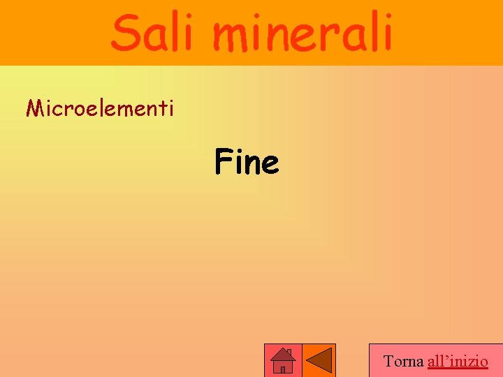 Sali minerali Microelementi Fine Torna all’inizio 