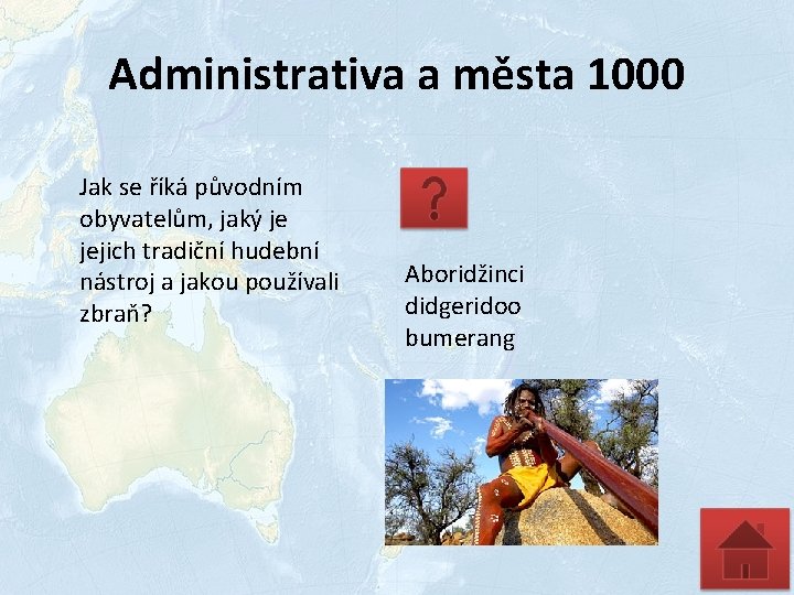 Administrativa a města 1000 Jak se říká původním obyvatelům, jaký je jejich tradiční hudební