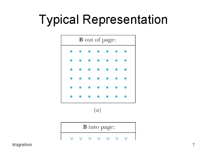 Typical Representation Magnetism 7 Typical Representation Magnetism 7