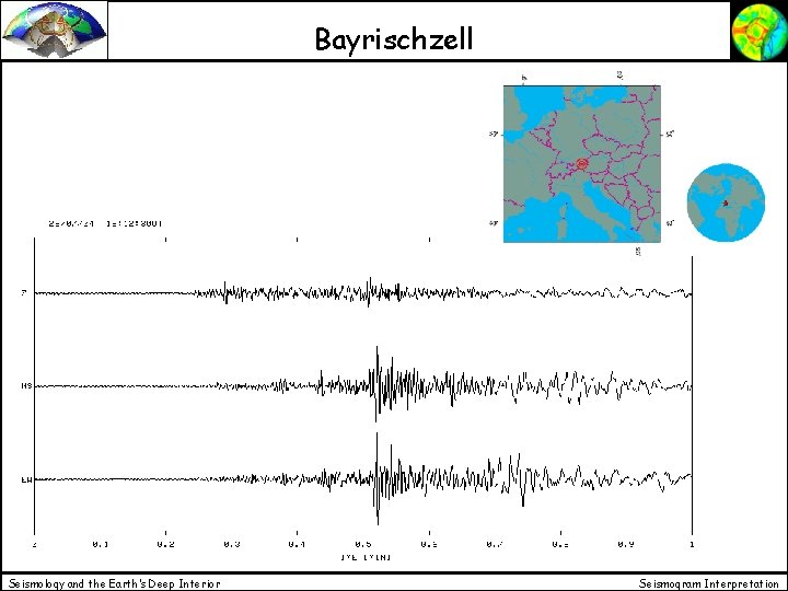 Bayrischzell Seismology and the Earth’s Deep Interior Seismogram Interpretation Bayrischzell Seismology and the Earth’s Deep Interior Seismogram Interpretation