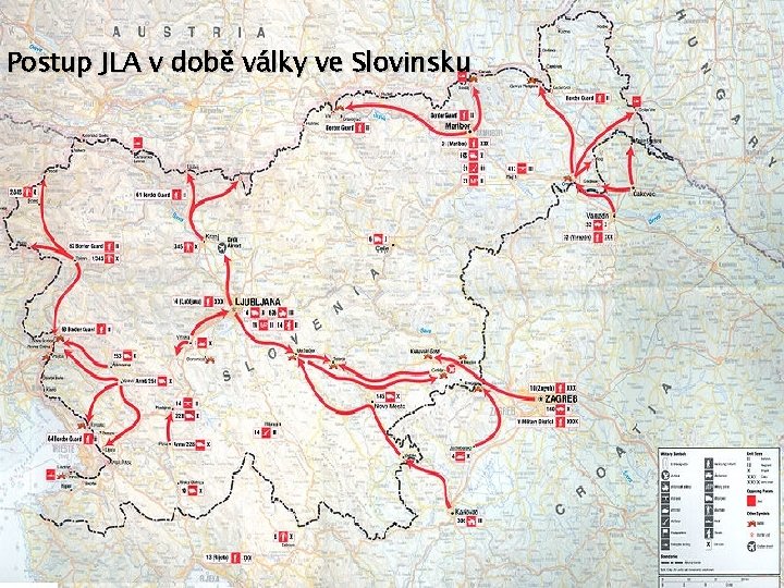 Postup JLA v době války ve Slovinsku 