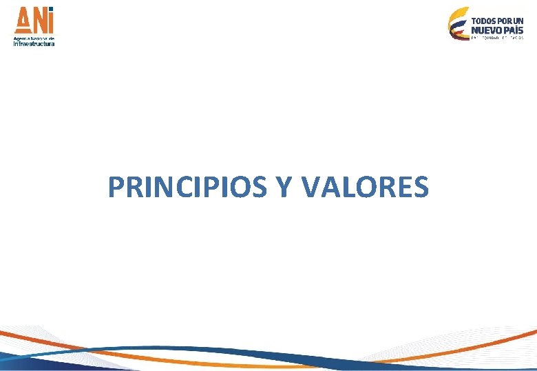 PRINCIPIOS Y VALORES 