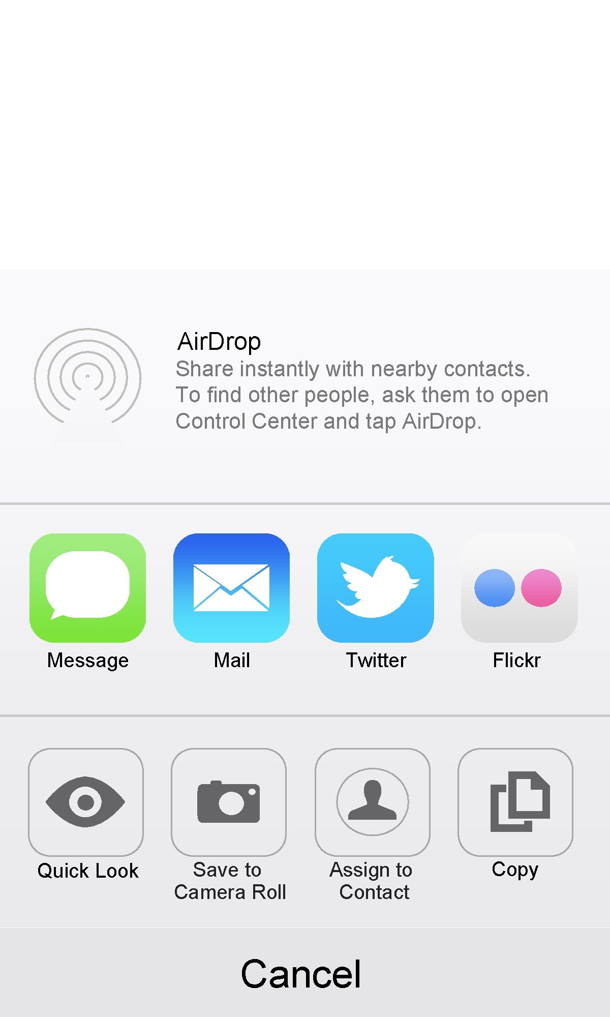Air. Drop Share instantly with nearby contacts. To find other people, ask them to