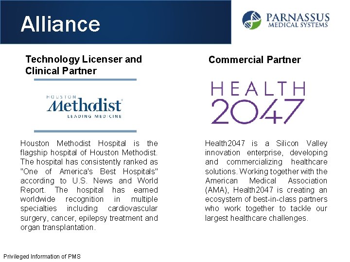 Alliance Technology Licenser and Clinical Partner Houston Methodist Hospital is the flagship hospital of