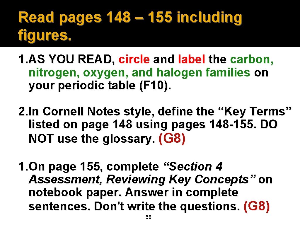 Read pages 148 – 155 including figures. 1. AS YOU READ, circle and label Read pages 148 – 155 including figures. 1. AS YOU READ, circle and label