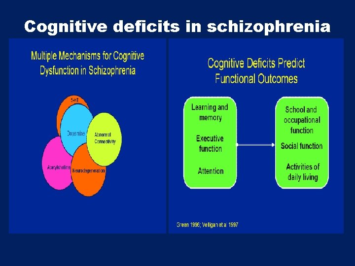 Cognitive deficits in schizophrenia 