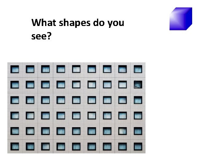 What shapes do you see? 