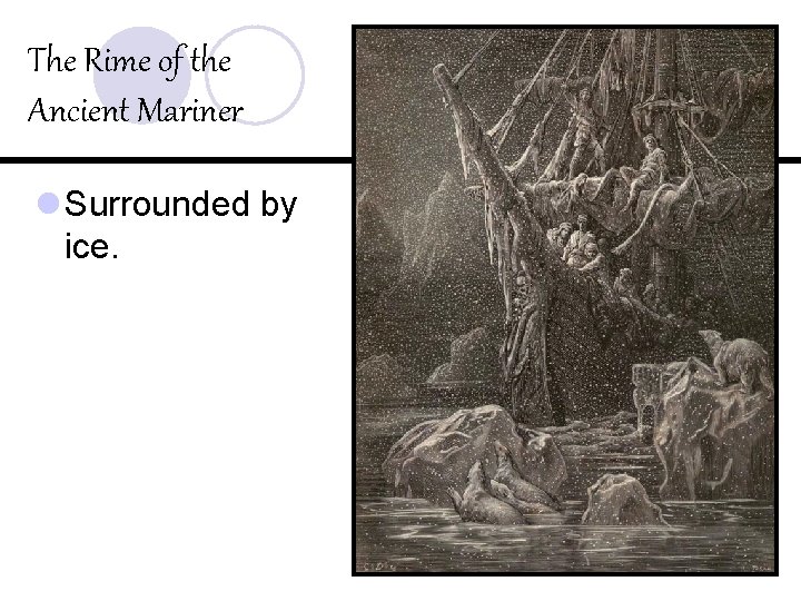 The Rime of the Ancient Mariner l Surrounded by ice. 