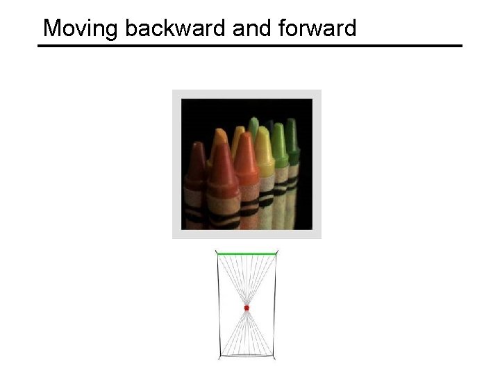 Moving backward and forward 