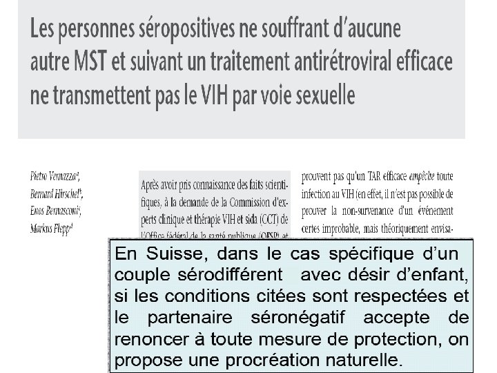 Les Suisses ……. 