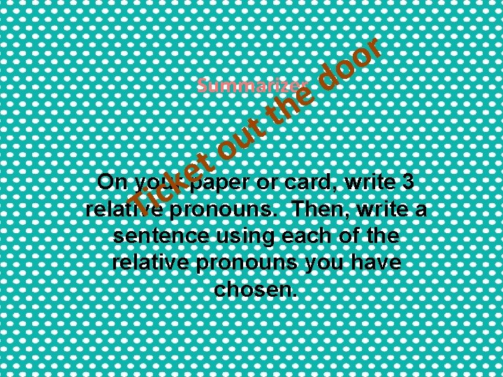 Summarizer e k o t t u e th r o o d On Summarizer e k o t t u e th r o o d On