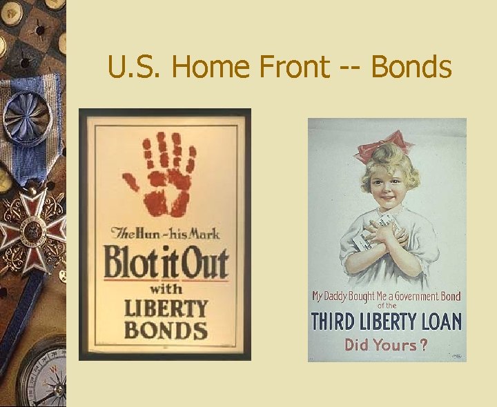 U. S. Home Front -- Bonds U. S. Home Front -- Bonds