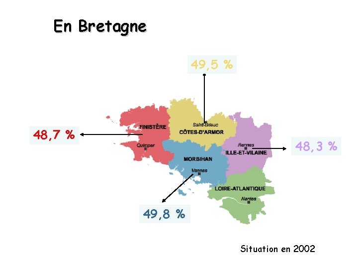 En Bretagne 49, 5 % 48, 7 % 48, 3 % 49, 8 %