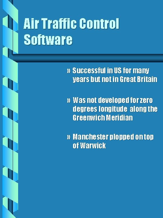 Air Traffic Control Software » Successful in US for many years but not in Air Traffic Control Software » Successful in US for many years but not in