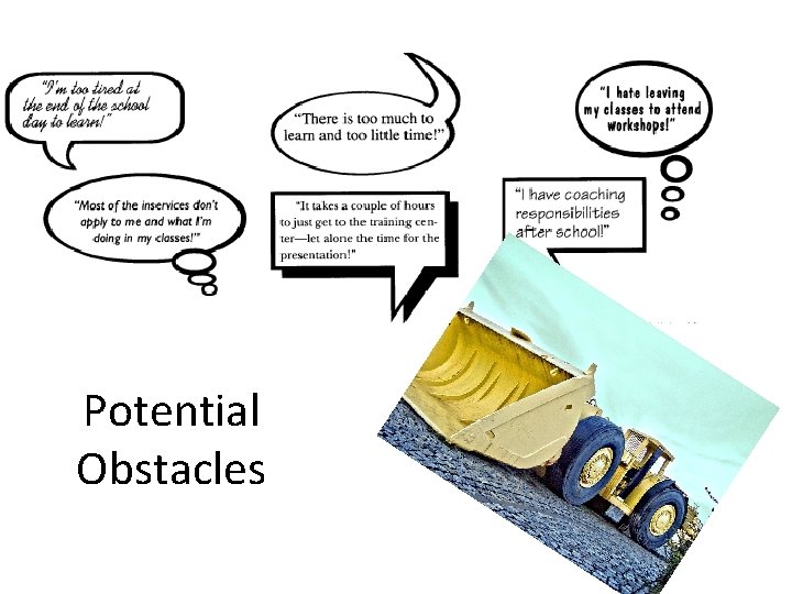 Potential Obstacles 