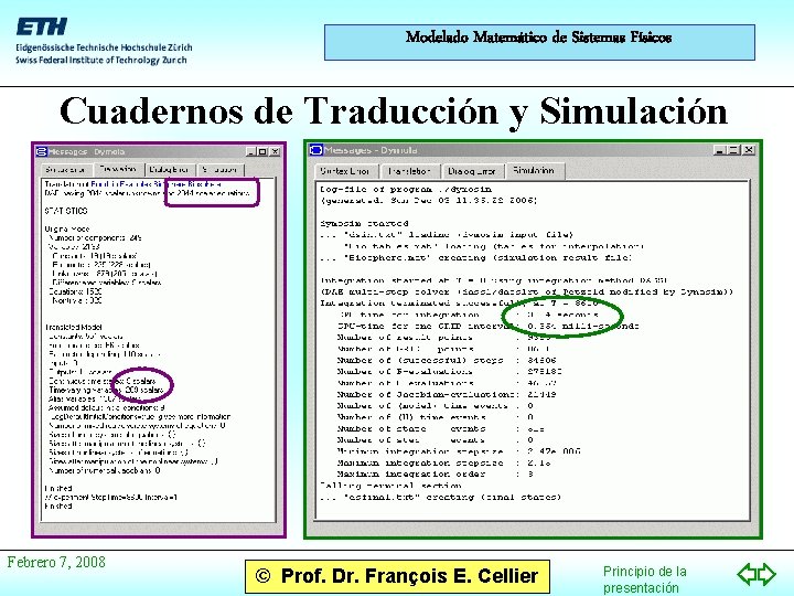 Modelado Matemático de Sistemas Físicos Cuadernos de Traducción y Simulación Febrero 7, 2008 ©