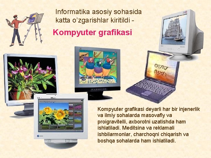 Ахборот тизими. Компьютер qurilmalari. Информатика фани хакида. Информатика ахборот технологиялари. Информатика тушунчаси.