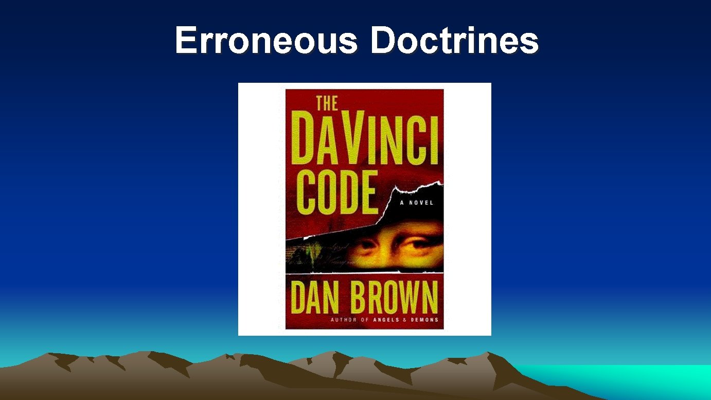 Erroneous Doctrines 