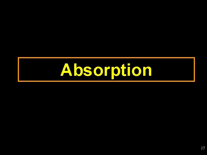 Absorption 17 