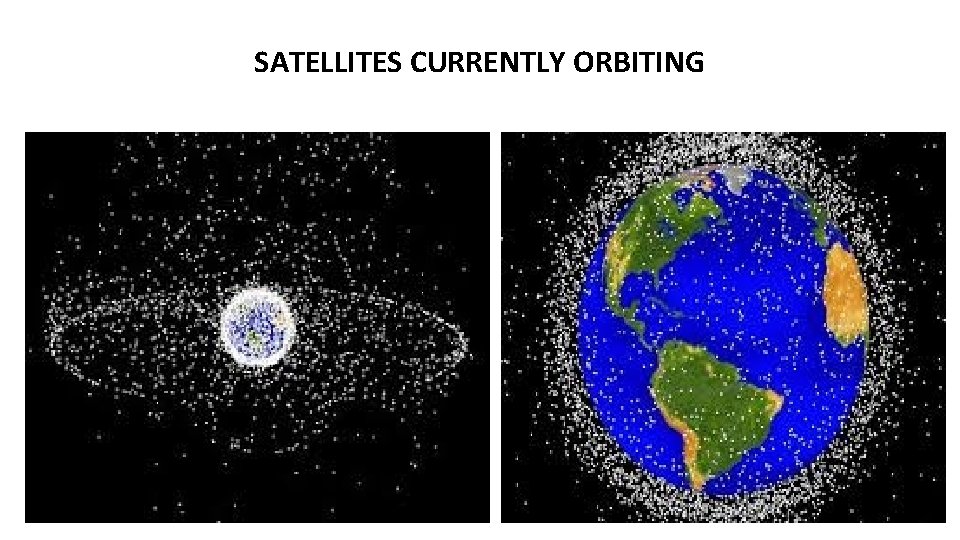 SATELLITES CURRENTLY ORBITING 