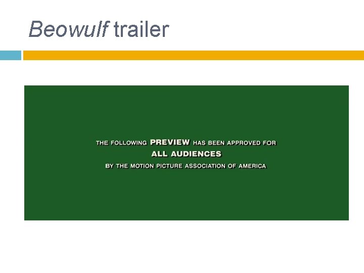 Beowulf trailer 