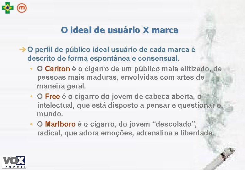 O ideal de usuário X marca è O perfil de público ideal usuário de