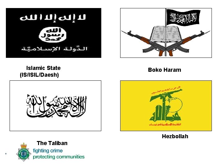 Islamic State (IS/ISIL/Daesh) Boko Haram Hezbollah The Taliban 