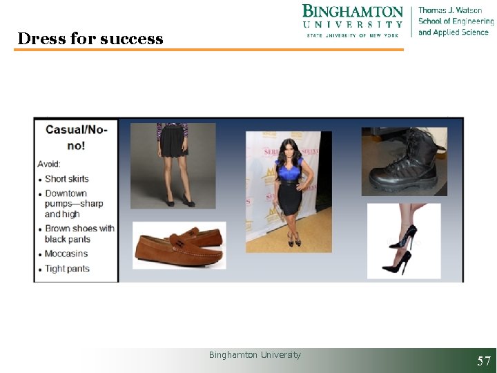 Dress for success Binghamton University 57 