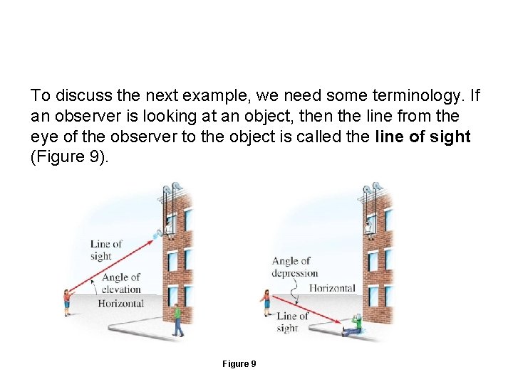 Applications of Trigonometry of Right Triangles To discuss the next example, we need some