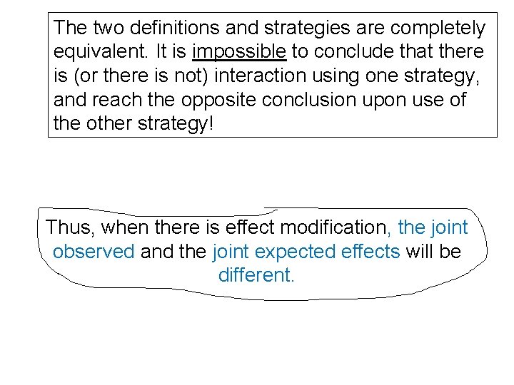 The two definitions and strategies are completely equivalent. It is impossible to conclude that