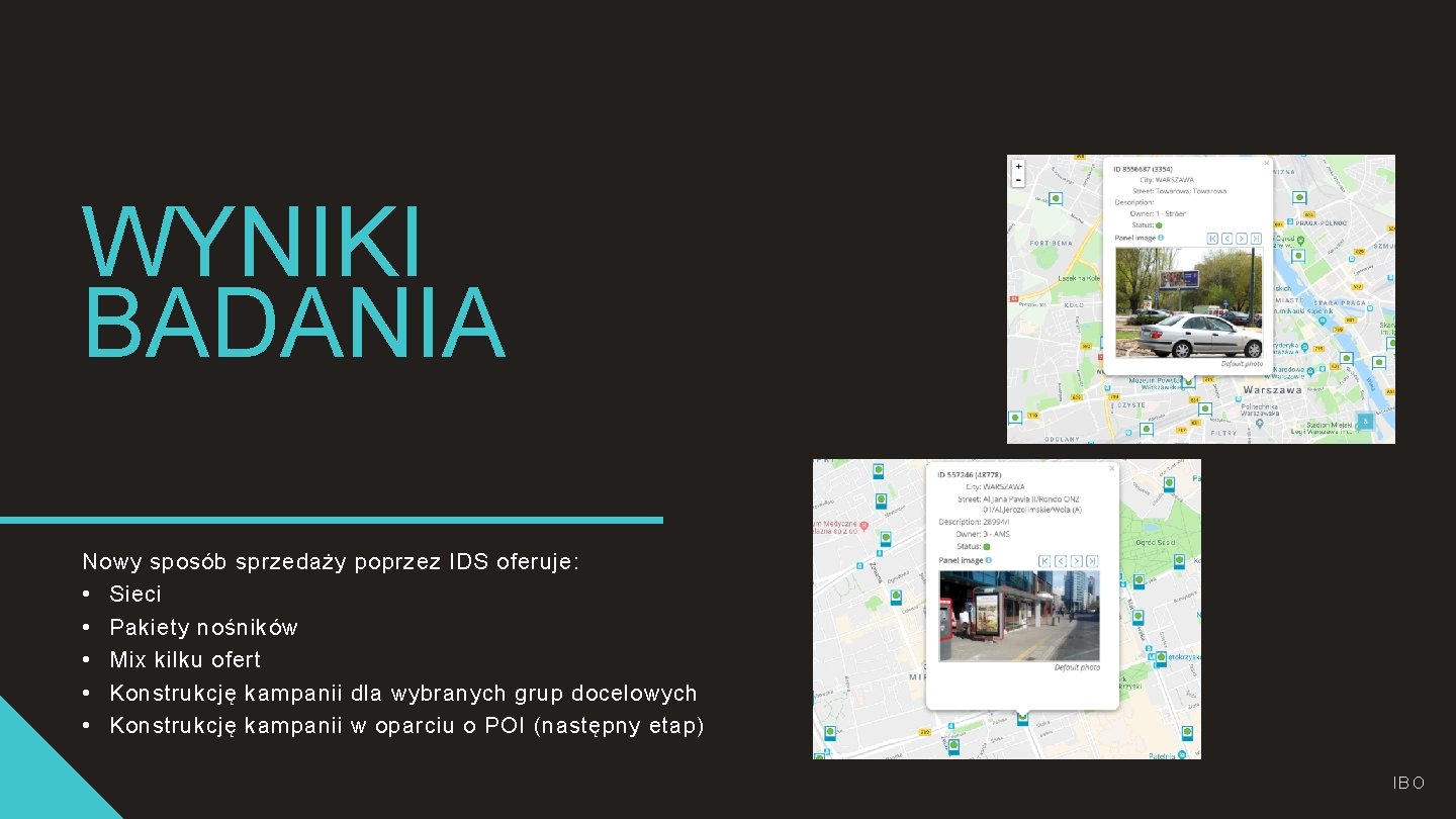 WYNIKI BADANIA Nowy sposób sprzedaży poprzez IDS oferuje: • Sieci • Pakiety nośników • WYNIKI BADANIA Nowy sposób sprzedaży poprzez IDS oferuje: • Sieci • Pakiety nośników •