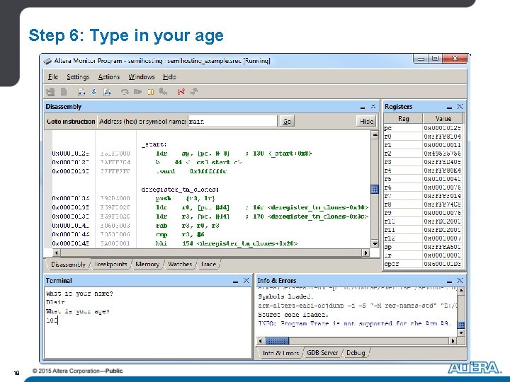 Step 6: Type in your age 18 Step 6: Type in your age 18