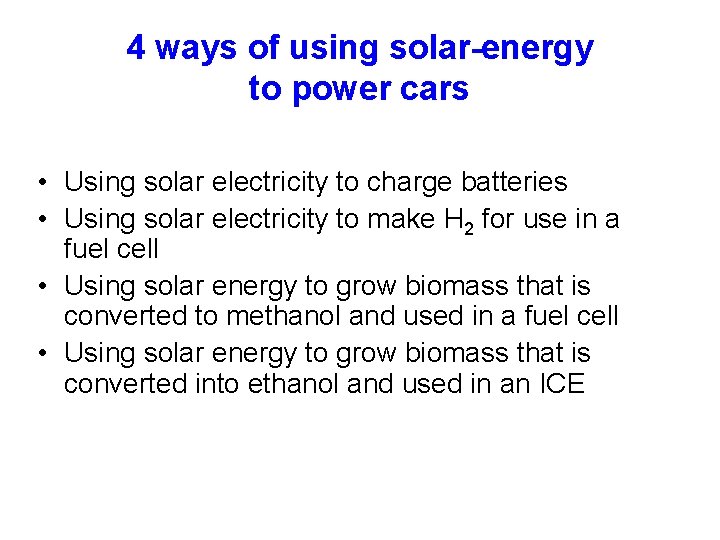 4 ways of using solar-energy to power cars • Using solar electricity to charge