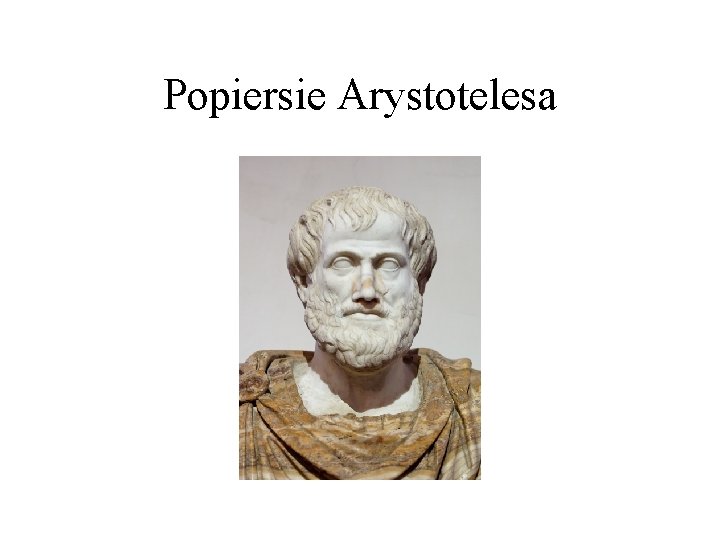 Popiersie Arystotelesa 