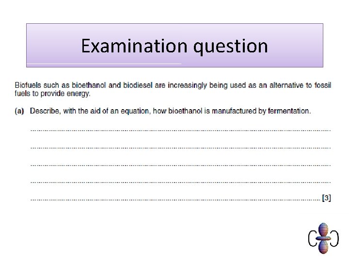 Examination question 