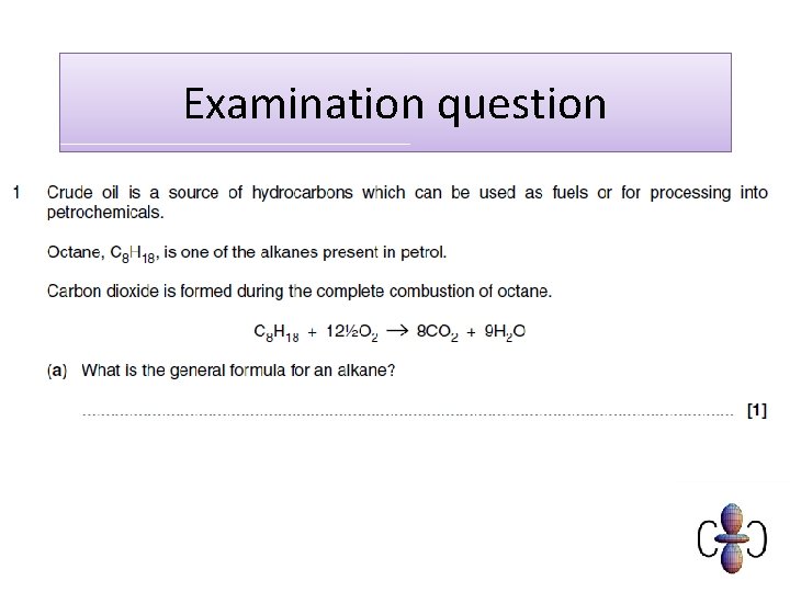 Examination question 