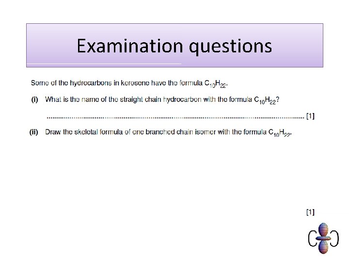 Examination questions 