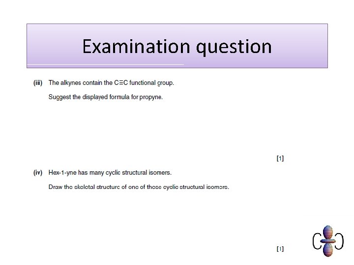 Examination question 