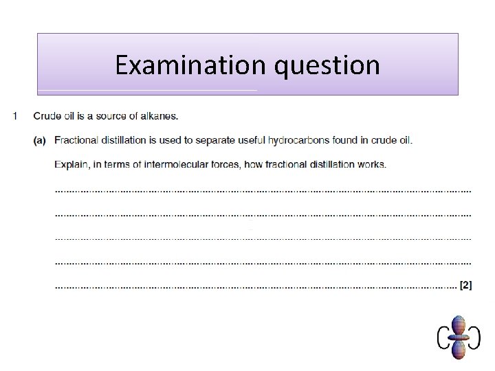 Examination question 