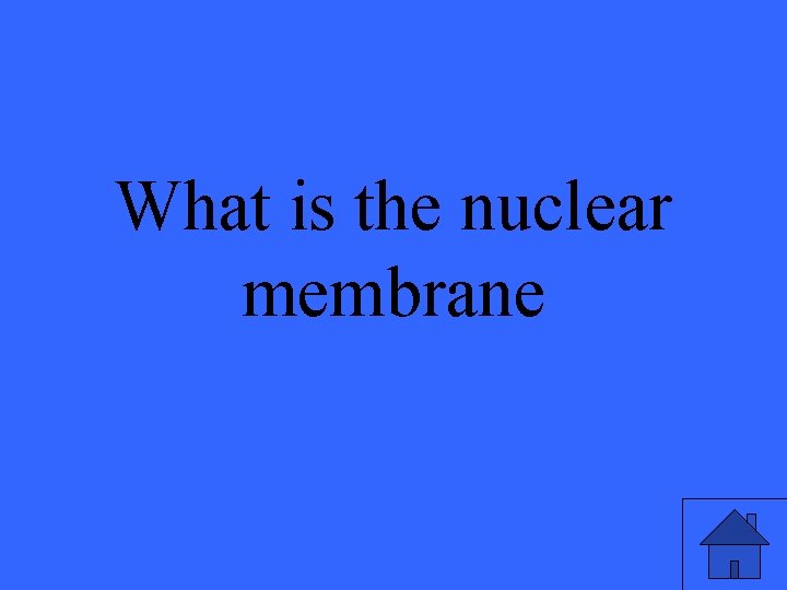 What is the nuclear membrane 