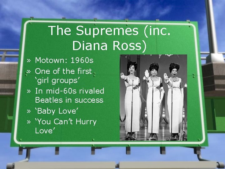 The Supremes (inc. Diana Ross) » Motown: 1960 s » One of the first
