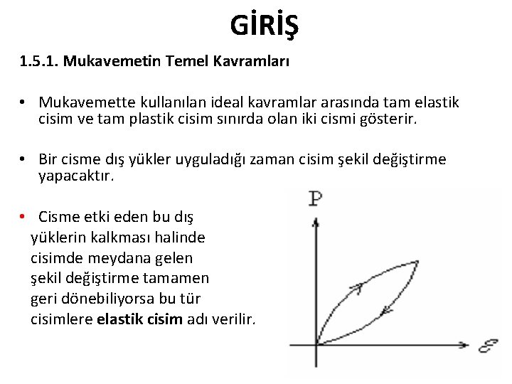 GİRİŞ 1. 5. 1. Mukavemetin Temel Kavramları • Mukavemette kullanılan ideal kavramlar arasında tam GİRİŞ 1. 5. 1. Mukavemetin Temel Kavramları • Mukavemette kullanılan ideal kavramlar arasında tam