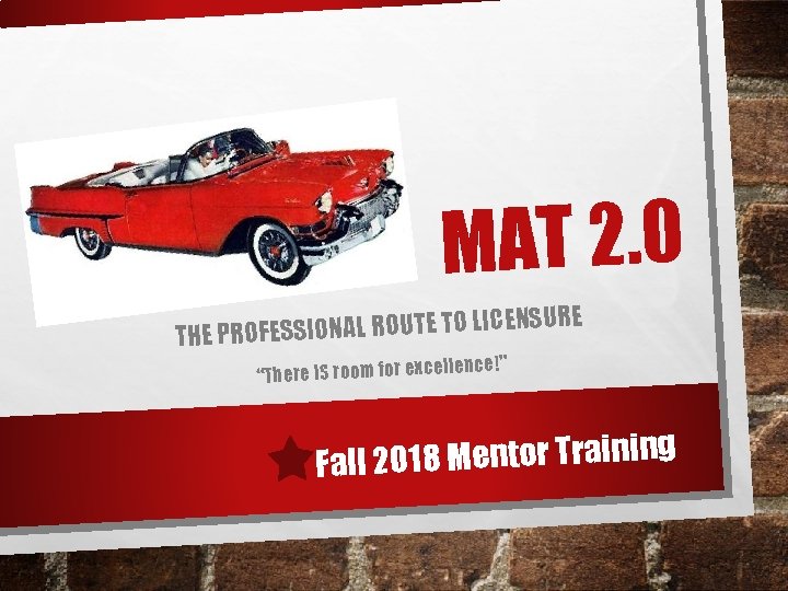 MAT 2. 0 NSURE E C LI O T E T U O R MAT 2. 0 NSURE E C LI O T E T U O R