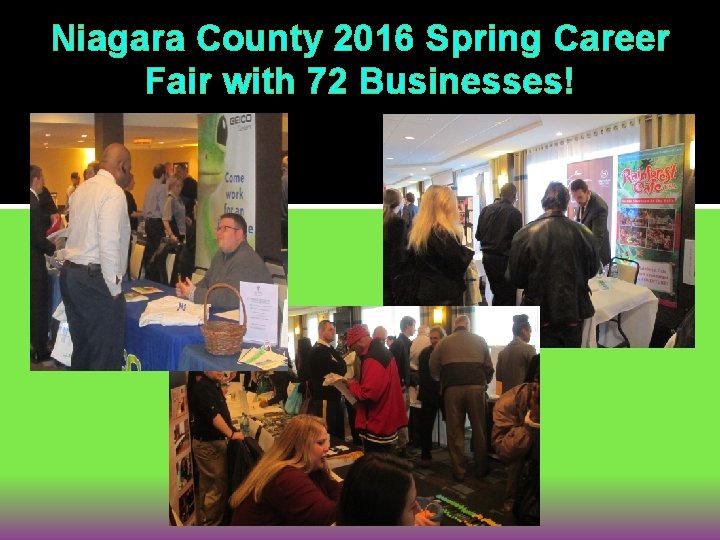 Niagara County 2016 Spring Career Fair with 72 Businesses! 