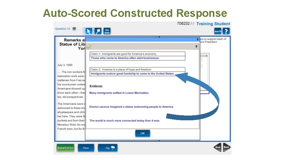 Auto-Scored Constructed Response 